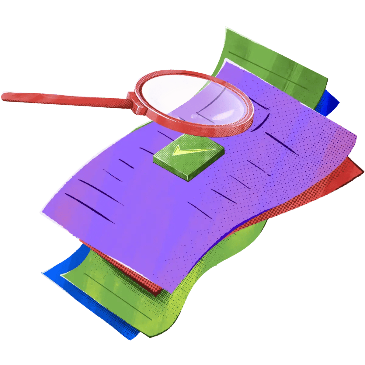 37-Papers-Magnifying_Glass-Check_mark-Transparency